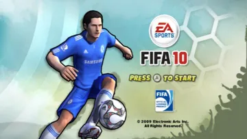 FIFA Soccer 10 screen shot title